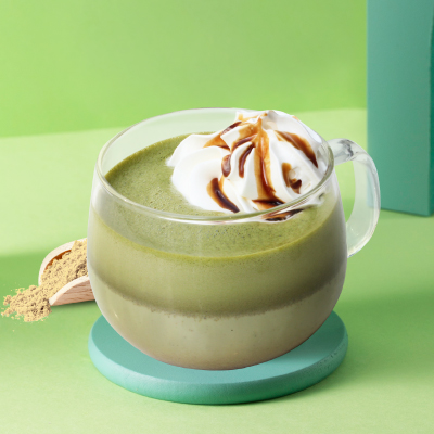 Matcha Black Bean Kinako Latte