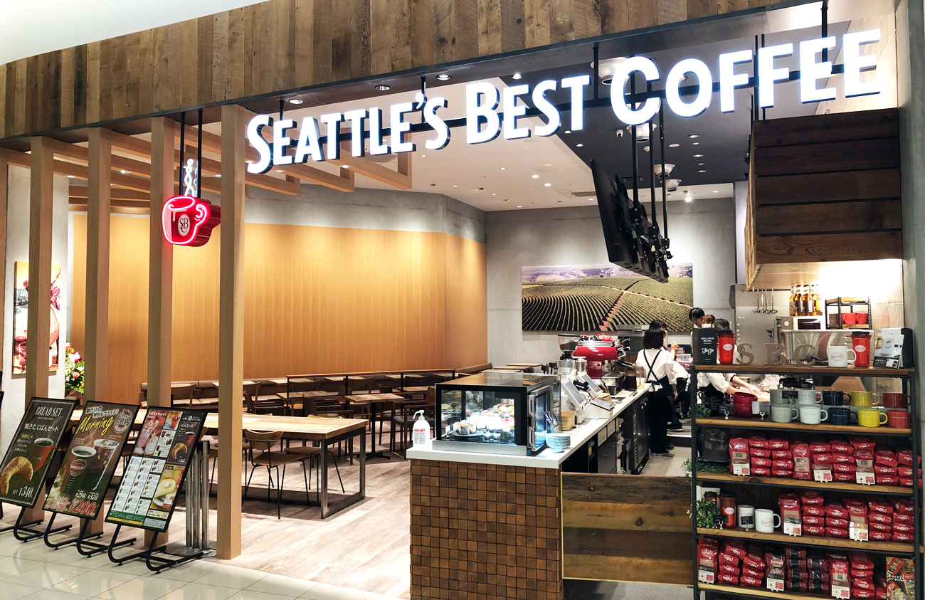 シアトルズベストコーヒー イオンモール鹿児島店 リニューアルオープン Jr九州ファーストフーズ