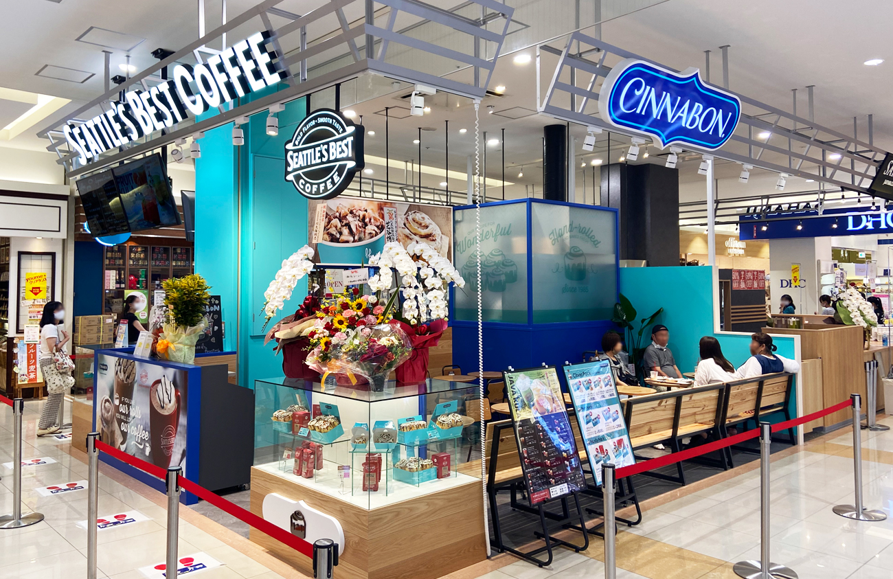 シナボン シアトルズベストコーヒー ゆめタウン広島店 オープン Jr九州ファーストフーズ